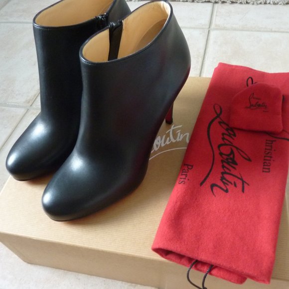 Christian Louboutin Shoes - CHRISTIAN LOUBOUTIN 'Belle' Leather Ankle Boots 8B